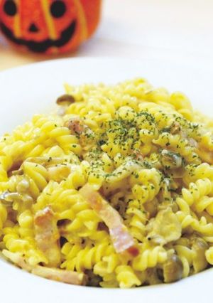 かぼちゃのクリームパスタ-レシピのメイン写真