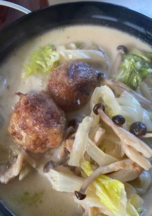 白菜の重ね炒めミルクスープ-レシピのメイン写真
