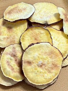 ノンオイルのさつまいもチップス-レシピのメイン写真