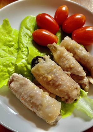 米粉でツルッと食感!ナスのピリ辛豚肉巻き-レシピのメイン写真