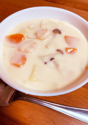 簡単★米粉を使った海老のクリームシチュー-レシピのメイン写真