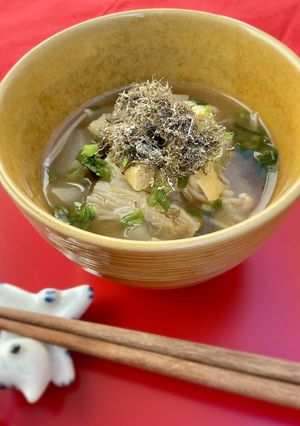 とろろ昆布でほっこり味噌汁-レシピのメイン写真