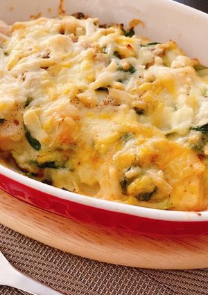 米粉で！厚揚げの味噌豆乳グラタン-レシピのメイン写真