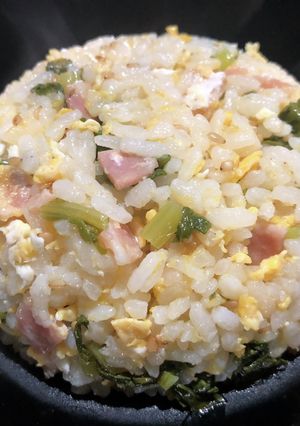 シャキシャキ【野沢菜炒飯】-レシピのメイン写真