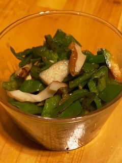 ピーマンちくわ麺つゆ炒め-レシピのメイン写真