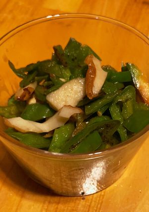 ピーマンちくわ麺つゆ炒め-レシピのメイン写真