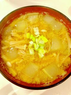 地元の味♡冬瓜の味噌汁-レシピのメイン写真