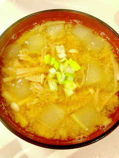 地元の味♡冬瓜の味噌汁-レシピのメイン写真