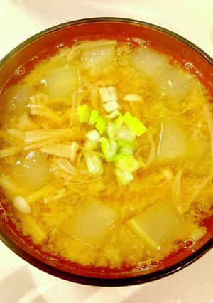 地元の味♡冬瓜の味噌汁-レシピのメイン写真