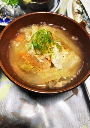 サーモンのアラ汁　美味☆-レシピのメイン写真