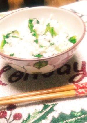 シンプルが一番！大根菜の菜飯-レシピのメイン写真