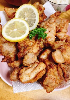 米粉でカラッとジューシーな塩から揚げ-レシピのメイン写真
