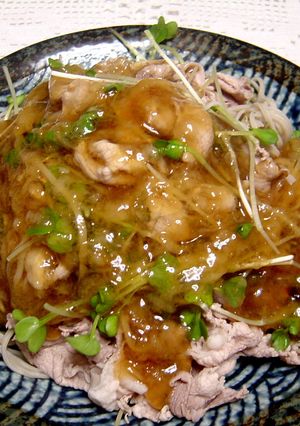 日本そばと豚しゃぶ 熱々大根おろしあん-レシピのメイン写真