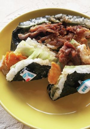 おにぎらず 焼き肉卵-レシピのメイン写真