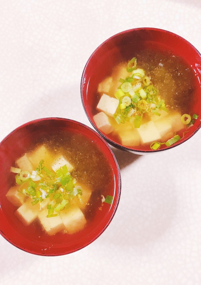 豆腐ととろろ昆布のすまし汁-レシピのメイン写真