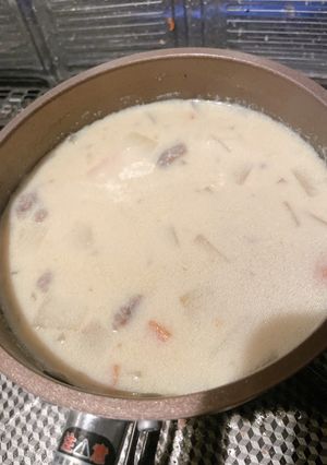 牛スネ豆乳スープ(チーズ入り)-レシピのメイン写真