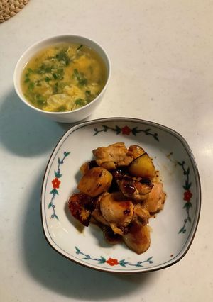 鶏肉とじゃが芋の炒め物中華あんかけスープ-レシピのメイン写真