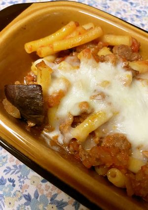 ナスのミートソース焼き/七尾市学校給食-レシピのメイン写真