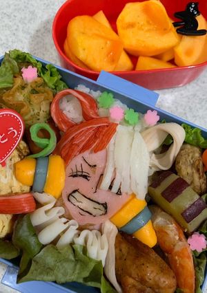 ウタ　キャラ弁　負け惜しみ　ハロウィン-レシピのメイン写真