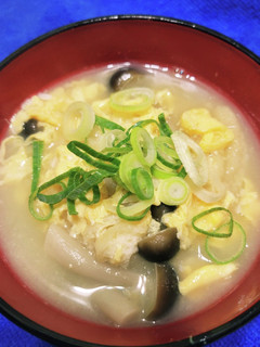 素麺と玉子でほっこりお味噌汁-レシピのメイン写真