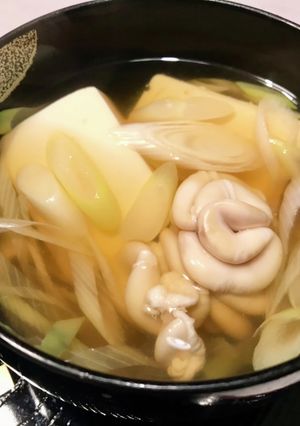 豆腐と鱈の白子のすまし汁-レシピのメイン写真