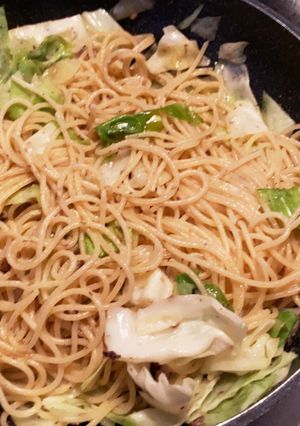 イワシのアヒージョ缶でペペロンチーノ-レシピのメイン写真