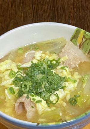 チーズ風味・白菜の豚汁-レシピのメイン写真
