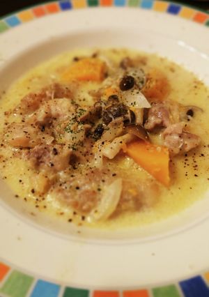 米粉と豆乳で作る チキンのクリーム煮-レシピのメイン写真