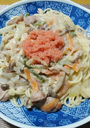 「お米の粉」のクリームパスタ-レシピのメイン写真