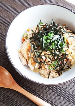 鮭缶の卵とじ丼-レシピのメイン写真