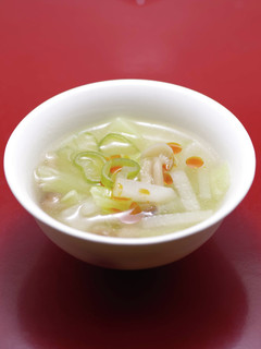 簡単!倹約!鶏皮の茹で汁で中華スープ-レシピのメイン写真
