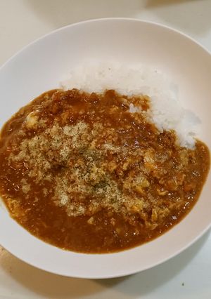 キーマカレーの卵とじ-レシピのメイン写真
