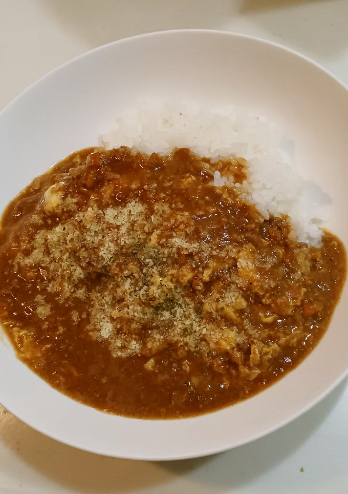 キーマカレーの卵とじ-レシピのメイン写真