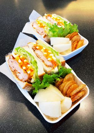 高校生弁当2022 10月21テリヤキ-レシピのメイン写真