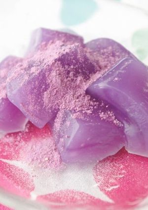 紫芋わらびもち-レシピのメイン写真