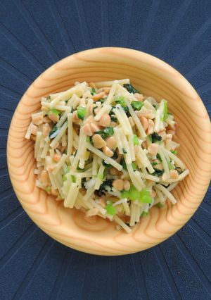 【鉄分アップ】納豆と小松菜のパスタ-レシピのメイン写真