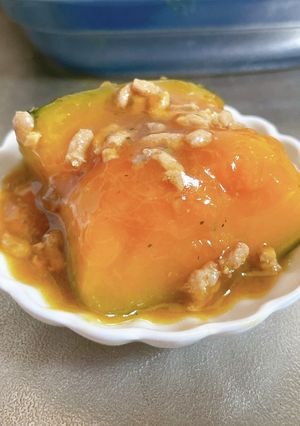 15分 甘さ控えめかぼちゃ煮付-レシピのメイン写真
