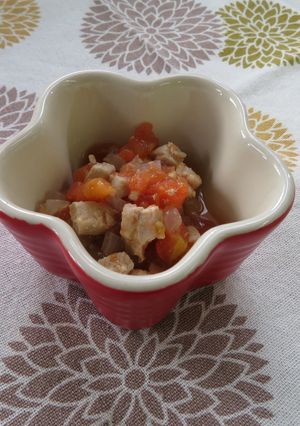 【鉄分アップ】まぐろと野菜のトマト煮-レシピのメイン写真