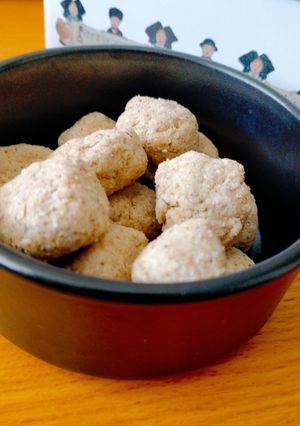 米粉と煎りぬかのクッキー（乳卵小麦なし）-レシピのメイン写真