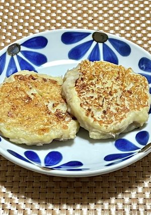 材料2つ！米粉のバナナパンケーキ-レシピのメイン写真