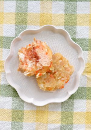 【手づかみ食べ】お好み焼き2種-レシピのメイン写真