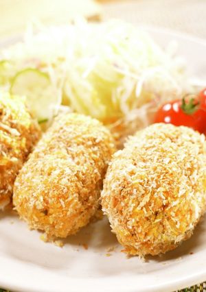 さんだくり南瓜のコロッケ風【食遺産】-レシピのメイン写真