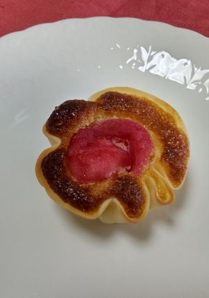米粉を使用したりんご花カステラ-レシピのメイン写真