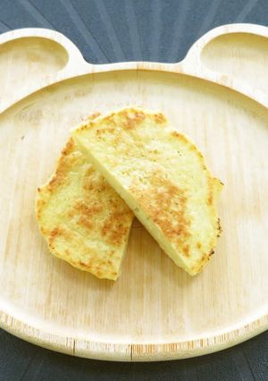 【手づかみ食べ】海鮮チヂミ風お好み焼き-レシピのメイン写真