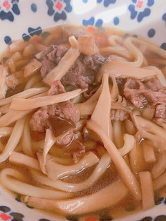 肉きのこうどん-レシピのメイン写真