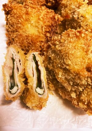 豚肉薄切り肉の大葉チーズフライ-レシピのメイン写真