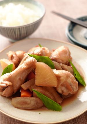 手羽元と野菜の照り煮-レシピのメイン写真