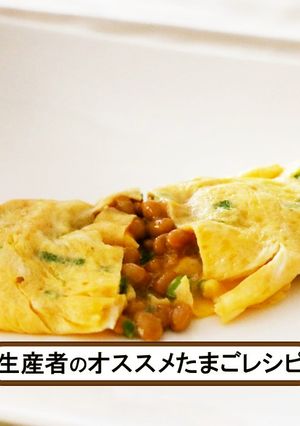 納豆オムレツ-レシピのメイン写真