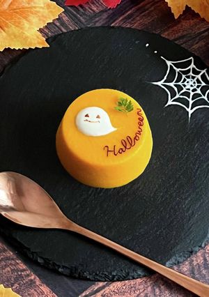 超簡単！犬おやつ♡ハロウィン用プリン-レシピのメイン写真