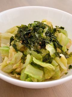 レンチン♪キャベツのごまポン酢ダレ和え-レシピのメイン写真